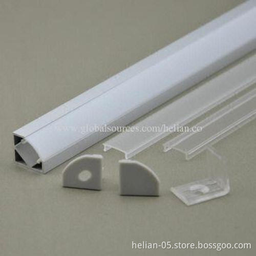 New seller/aluminum/45° surface LED profile extrusion for LED bar light